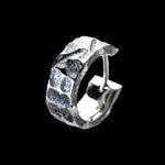 Laden Sie das Bild in den Galerie-Viewer, Einzelne Titan Creole mit stark skulptierter Form