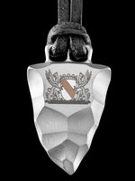 Load image into Gallery viewer, Faustkeil Titan Anhänger mit Baden Wappen Design von Element of Gods
